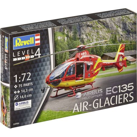 REVELL MAQUETTE AIRBUS HELICOPTERE EC135 AIR-GLACIERS