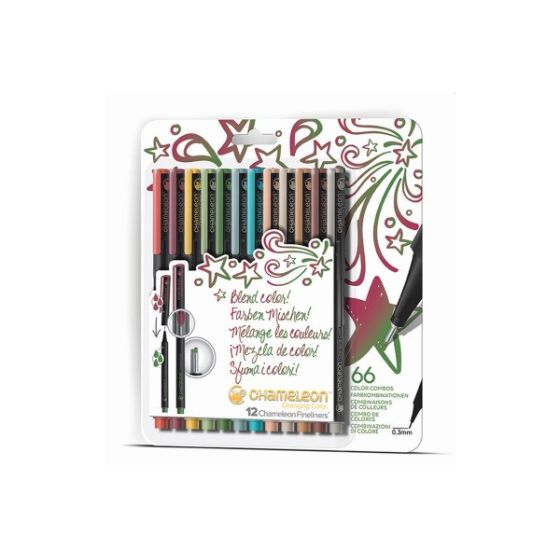 PACK DE 12 CHAMELEON FINELINER - DESIGNER      