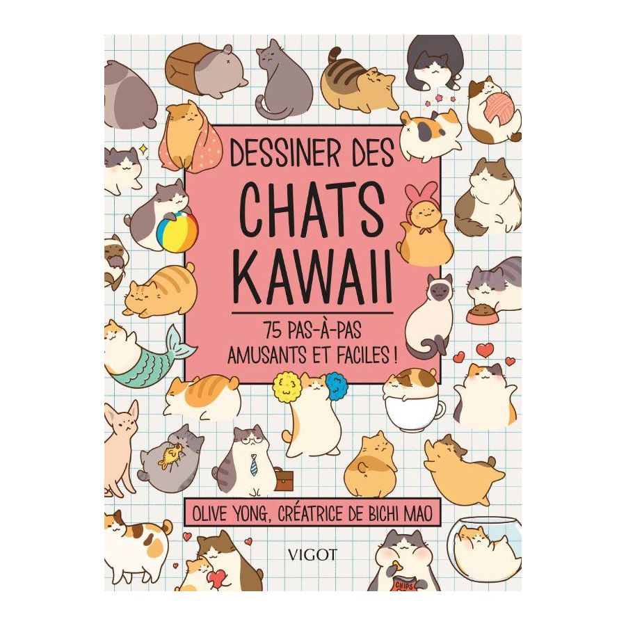 DESSINER DES PETITS CHATS KAWAIS (YONG) IM#6262