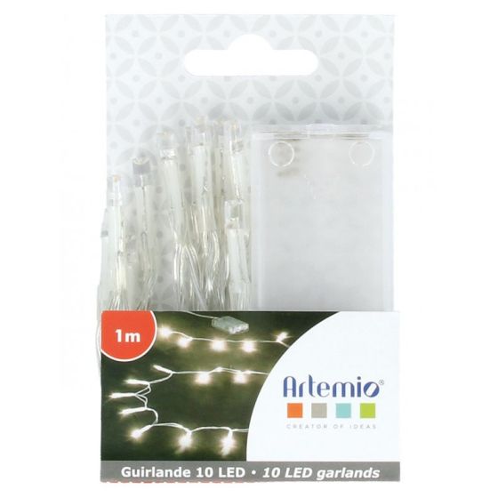 GUIRLANDE LUMINEUSE 10 LED 1M ARTEMIO IM#6526