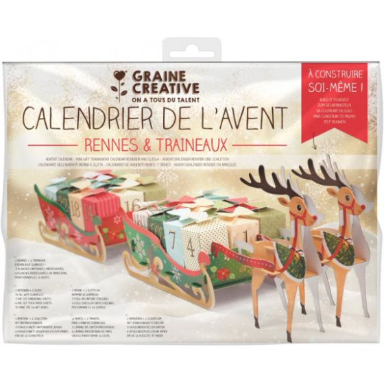 CALENDRIER AVENT TRAINEAU NOEL IM#6581