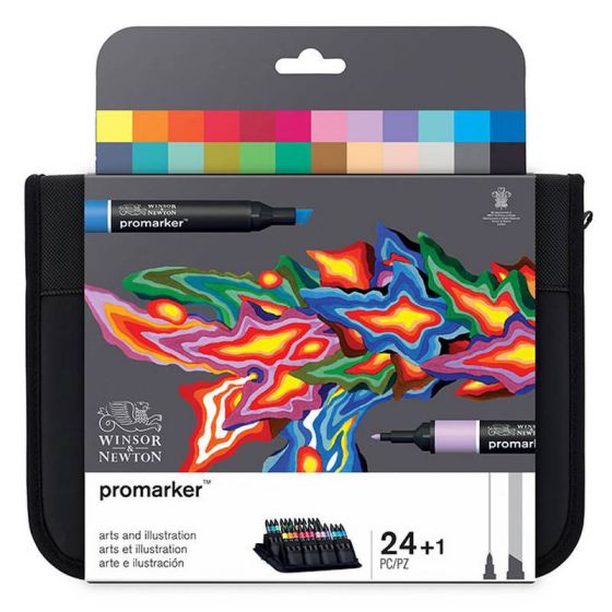 W&N TROUSSE DE 24 PROMARKER   ARTS ET ILLUSTRATION IM#6676