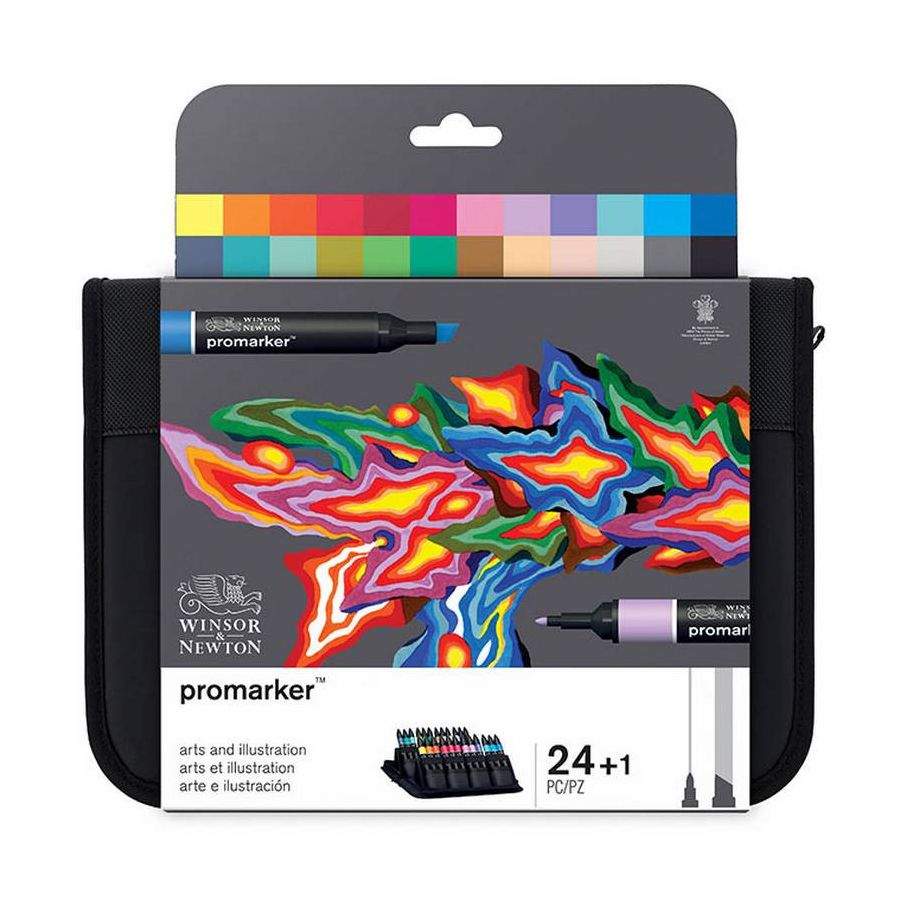 W&N TROUSSE DE 24 PROMARKER   ARTS ET ILLUSTRATION IM#6676