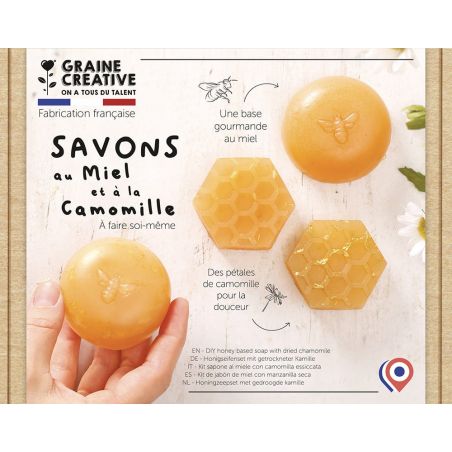 KIT DIY SAVON AU MIEL ET A LA CAMOMILLE