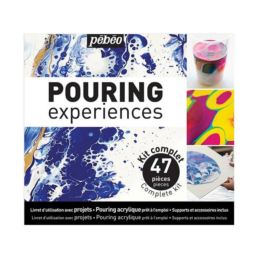 COFFRET POURING ACRYLIQUE     PEBEO IM#6684