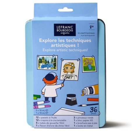 LEFRANC-BOURGEOIS ENFANTS L'USINE D'ART POCKET SET 36 PIECES