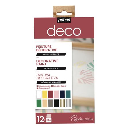 SET INITIATION DECO MAT 12 X 20 ML PEBEO