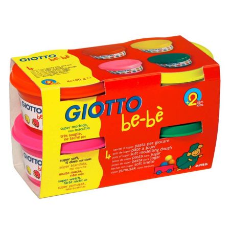 PATE A JOUER 4X100G GIOTTO BE-BE