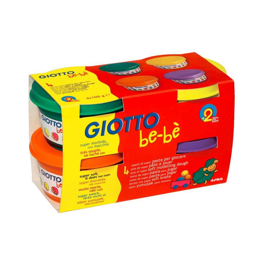 PATE A JOUER 4X100G GIOTTO BE-BE IM#717