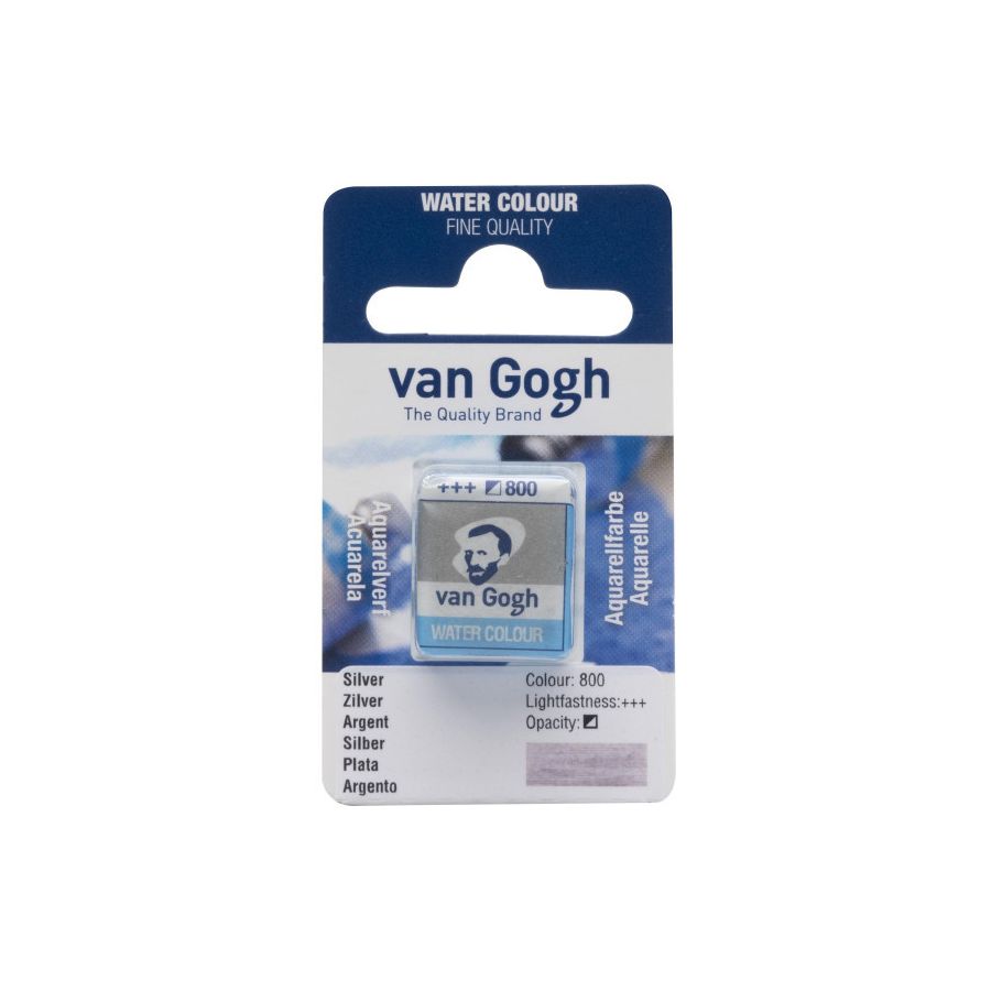 AQUARELLE FINE VAN GOGH DEMI-GODET Couleur:ARGENTIM#8013