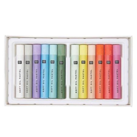 RICO DESIGN - 12 PASTELS A L'HUILE COULEURS PASTELS