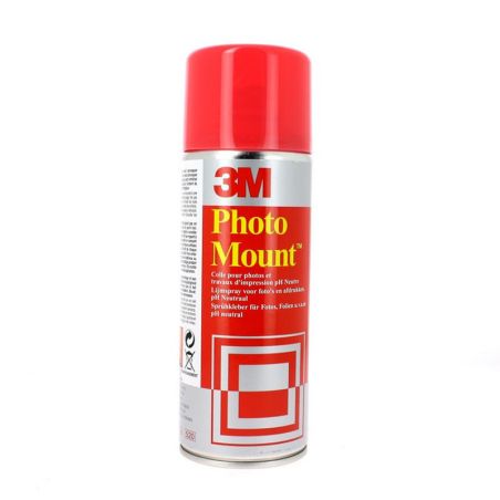 COLLE EN BOMBE AEROSOL PERMANENTE PHOTOMOUNT 3M 400ML