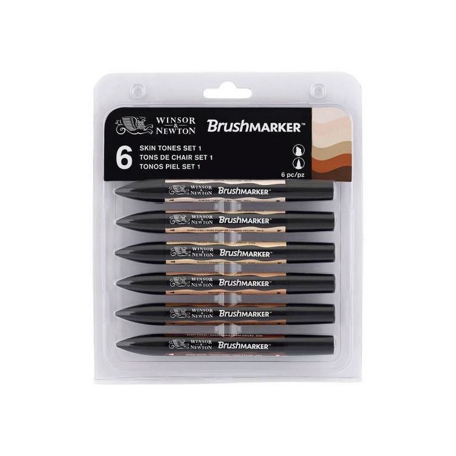 SET 6 BRUSHMARKER TONS CHAIR WINSOR & NEWTON IM#8195