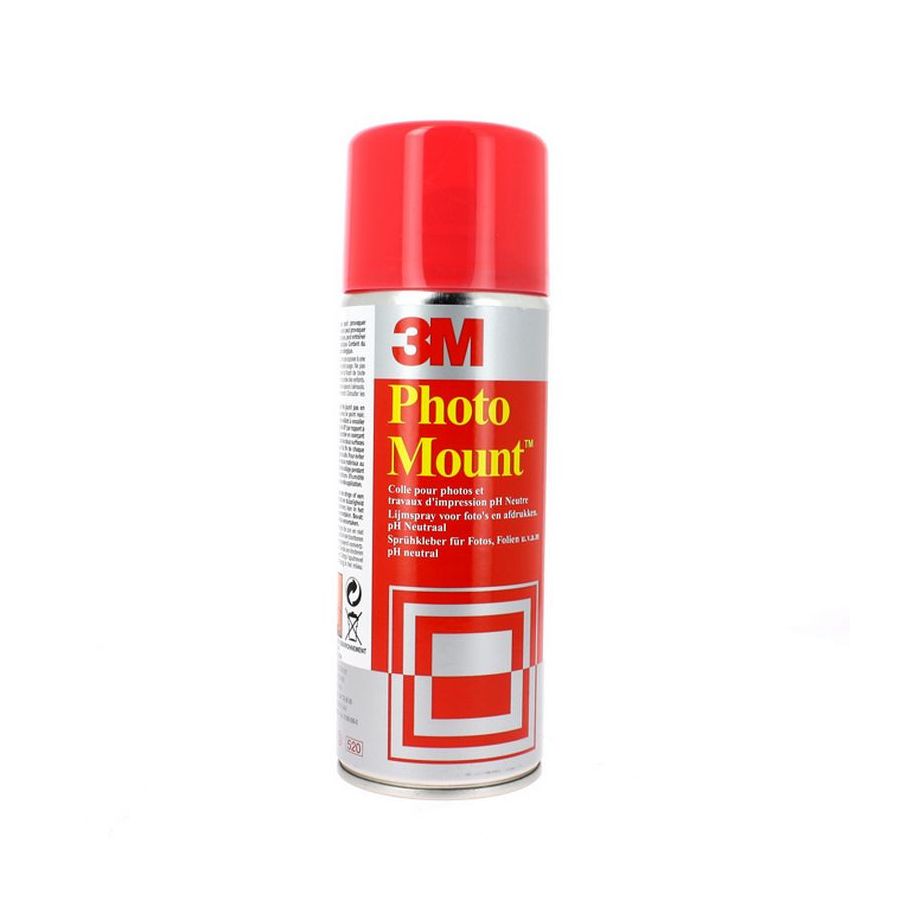 COLLE EN BOMBE AEROSOL PERMANENTE PHOTOMOUNT 3M 400ML IM#8206