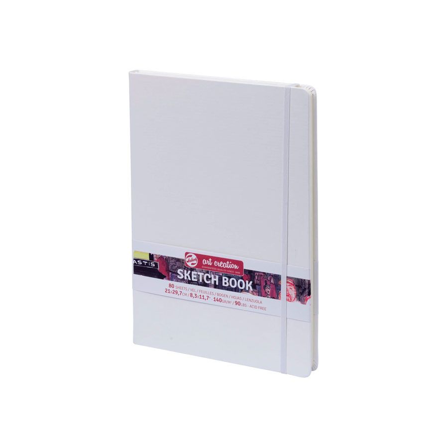 CARNET DE CROQUIS SCHETCH BOOK BLANC A4 21x29,7 140G ART CREATION IM#8228