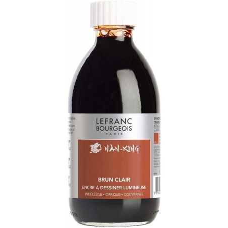 ENCRE DE COULEUR INDELEBILE NAN-KING 250ML LEFRANC BOURGEOIS