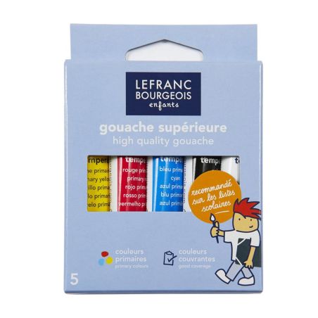 ETUI DE TUBES DE GOUACHES 10ML LEFRANC BOURGEOIS