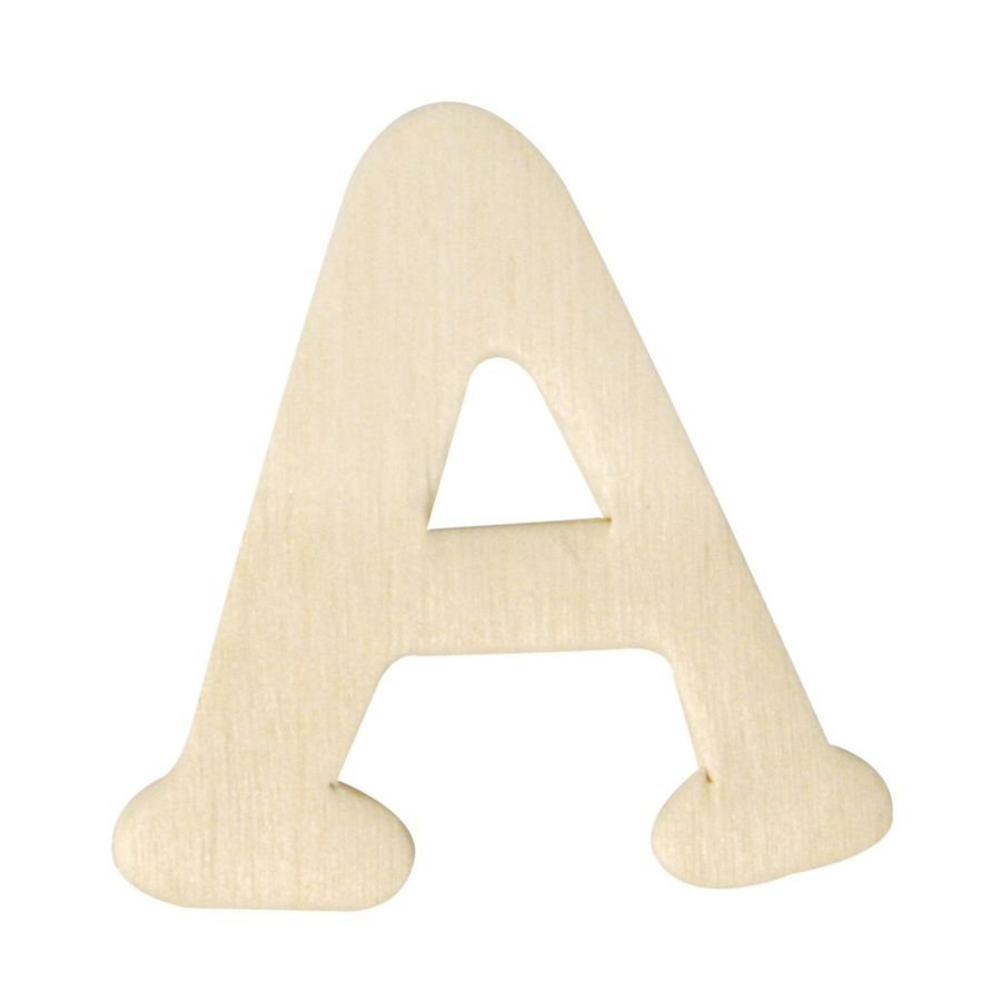 RAYHER LETTRES EN BOIS HAUTEUR 4 CM Lettres:AIM#8744