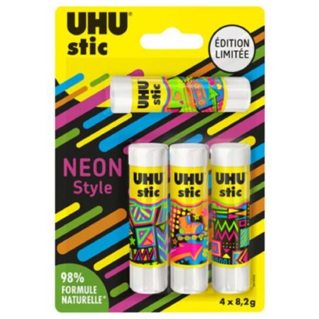 UHU BATON COLLE 2X21G EDITION NEON