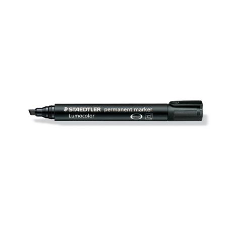 MARQUEUR PERMANENT 350 POINTE BISEAUTEE LUMICOLOR NOIR STAEDTLER