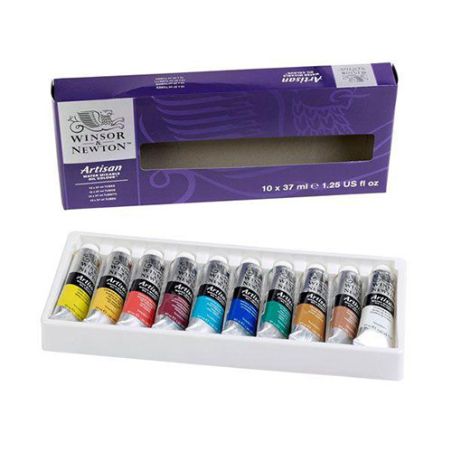 SET DE 10 TUBES DE PEINTURE A L'HUILE ARTISAN 37ML WINSOR & NEWTON