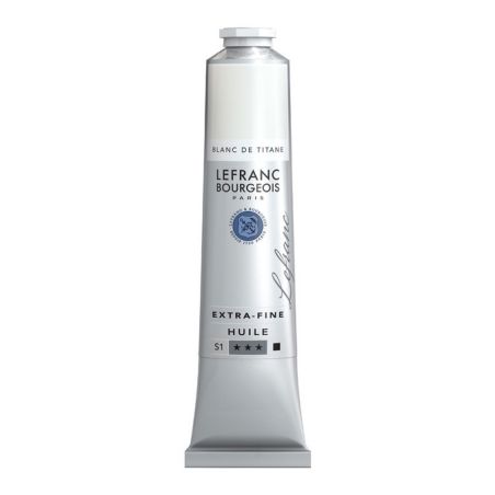 TUBE DE PEINTURE A L'HUILE EXTRA-FINE BLANC DE TITANE 200ML LEFRANC BOURGEOIS