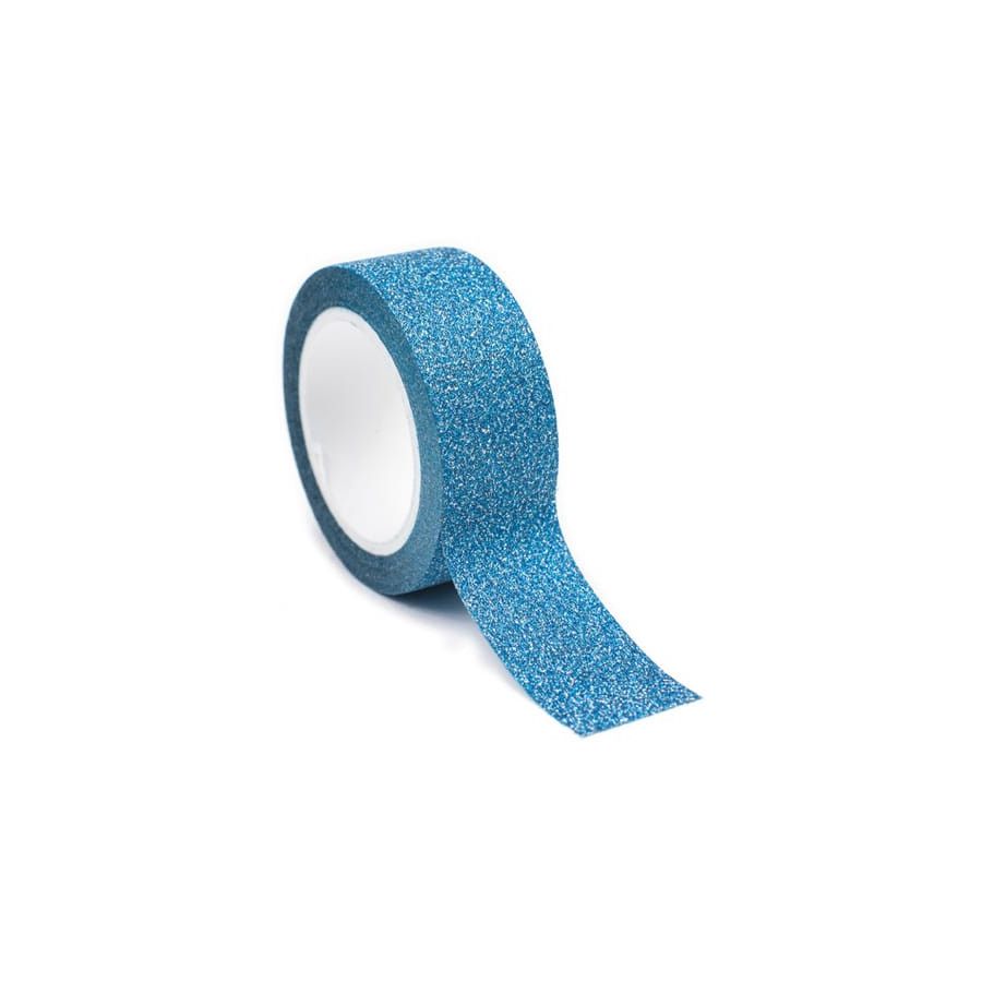 PAPER TAPE PAILLETE BLEU IM#892