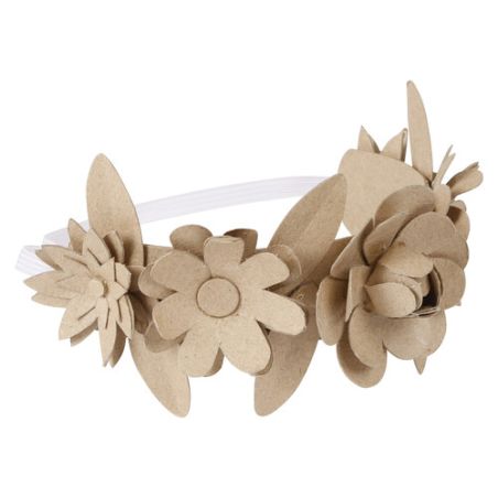 COURONNE DE FLEURS POUR CHEVEUX - DECOPATCH