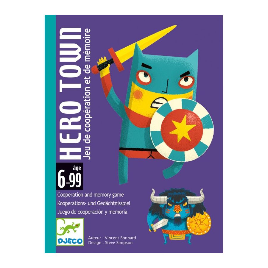 JEU DE CARTES - HERO TOWN - DJECO IM#9092