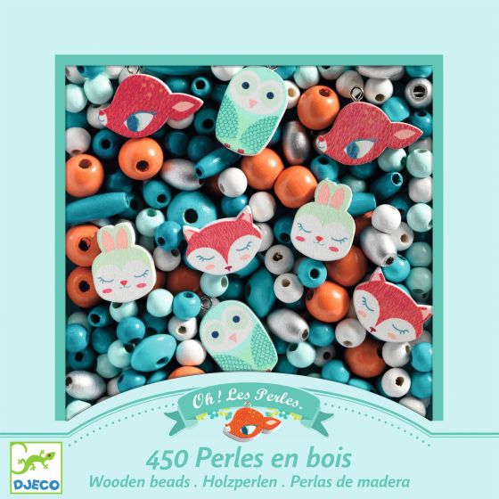 PERLES EN BOIS - PETITS ANIMAUX IM#9122