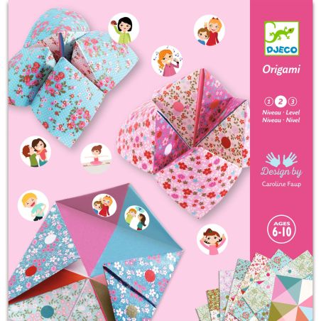 ORIGAMI - COCOTTES A GAGES - FLEURS - DJECO