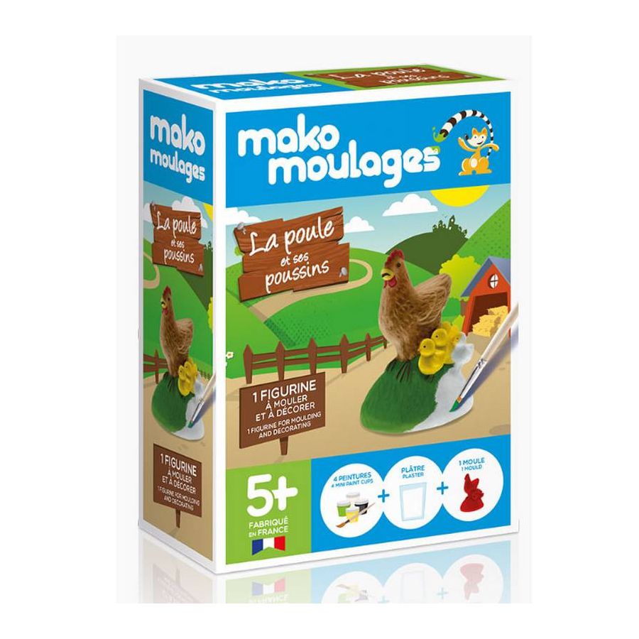 KIT MAKO MOULAGES LA POULE & SES POUSSINS IM#9202