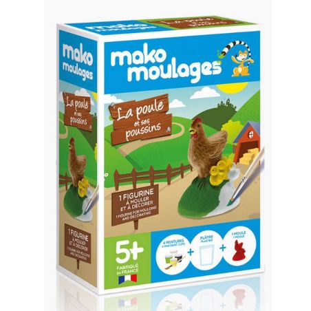 KIT MAKO MOULAGES LA POULE & SES POUSSINS