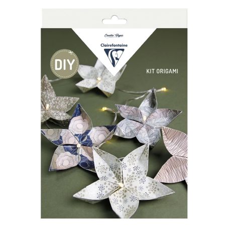 KIT CREATIF GUIRLANDE ORIGAMI CLAIREFONTAINE