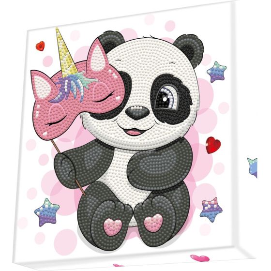 DOTZ BOX PANDA AU CARNAVAL 22X22CM DIAMOND DOTZ IM#9282