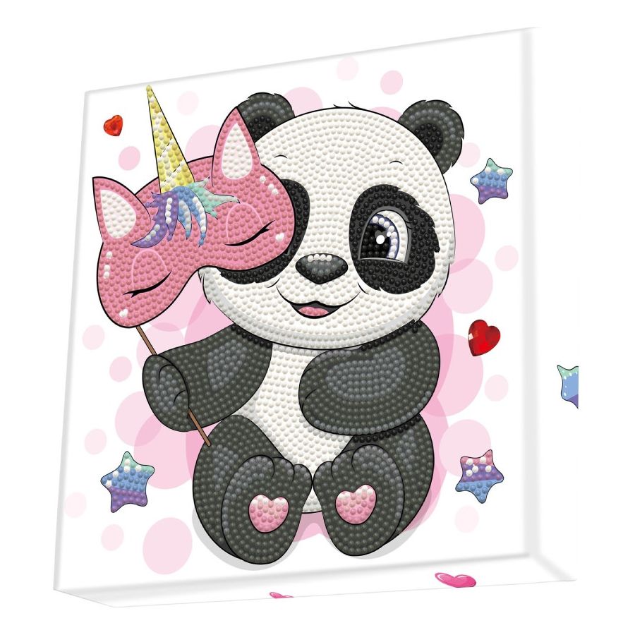 DOTZ BOX PANDA AU CARNAVAL 22X22CM DIAMOND DOTZ IM#9282