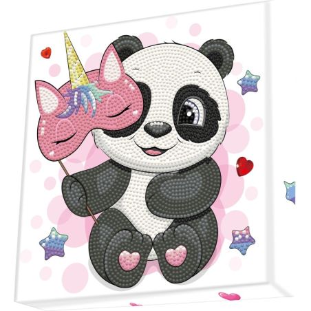 DOTZ BOX PANDA AU CARNAVAL 22X22CM DIAMOND DOTZ