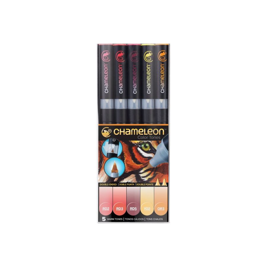 CHAMELEON PACK 5 COULEURS – TONS CHAUDS IM#9310