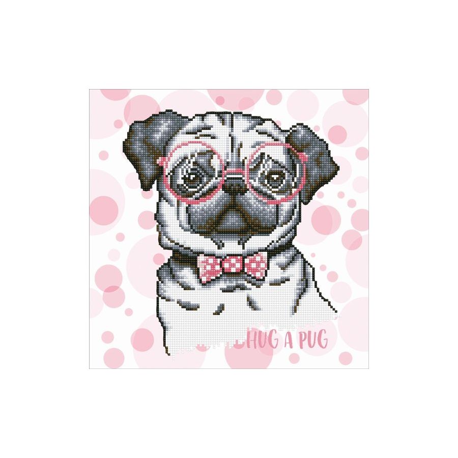 BRODERIE DIAMOND DOTZ - BULLDOG IM#9322