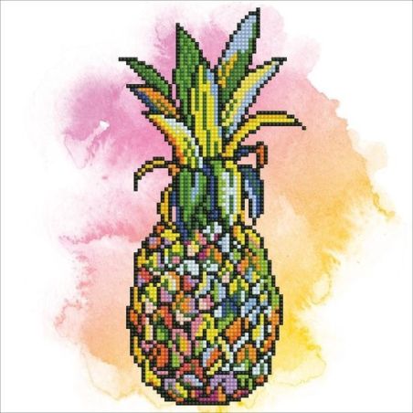 BRODERIE DIAMOND DOTZ - ANANAS