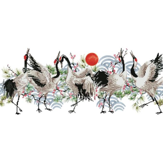 BRODERIE DIAMOND DOTZ - BROLGA DANCE IM#9328