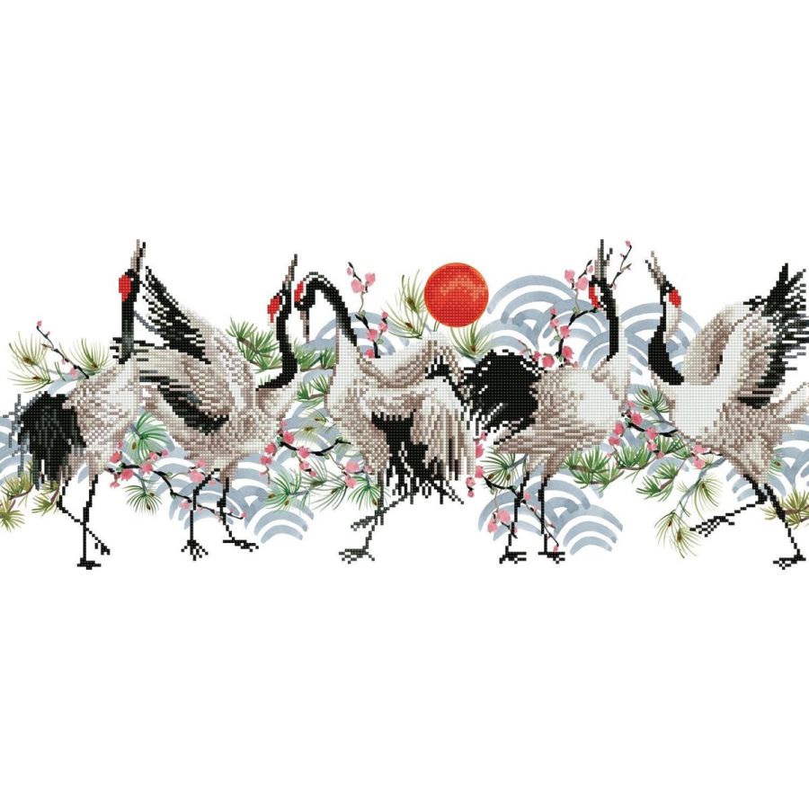 BRODERIE DIAMOND DOTZ - BROLGA DANCE IM#9328