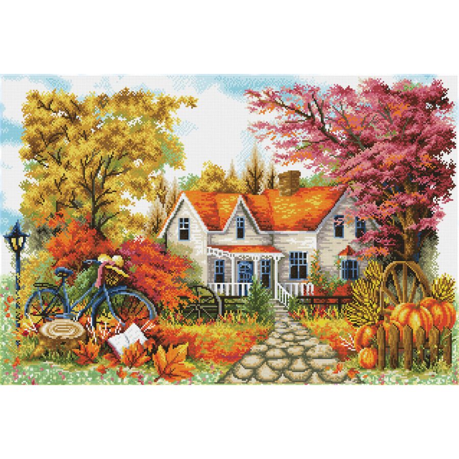 BRODERIE DIAMOND DOTZ - JOURS D'AUTOMNE IM#9357