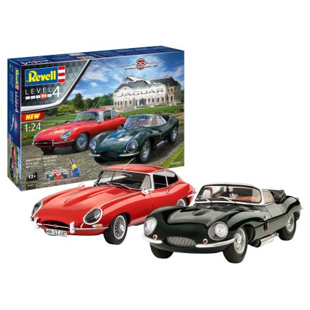 REVELL - COFFRET CADEAU 100 ANS JAGUAR