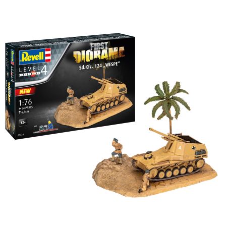 REVELL - MAQUETTE FIRT DIORAMA SET - SD. KFZ 124 "WESPE"