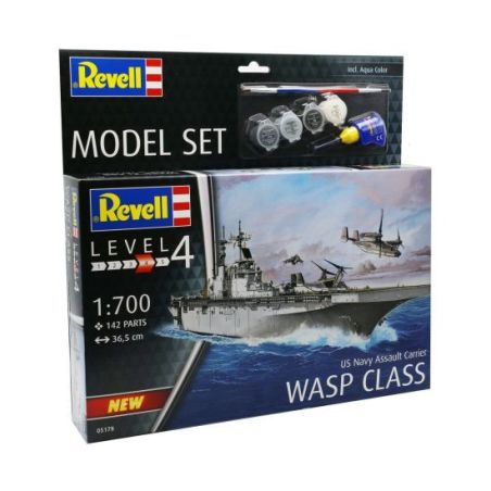 REVELL - MAQUETTE US NAVY ASSAULT CARRIER - WASP CLASS