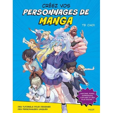 CREER VOS PERSONNAGES DE MANGAS