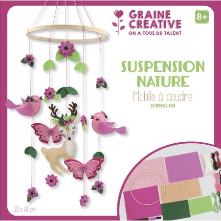 KIT MOBILE A COUDRE SUSPENSION - NATURE