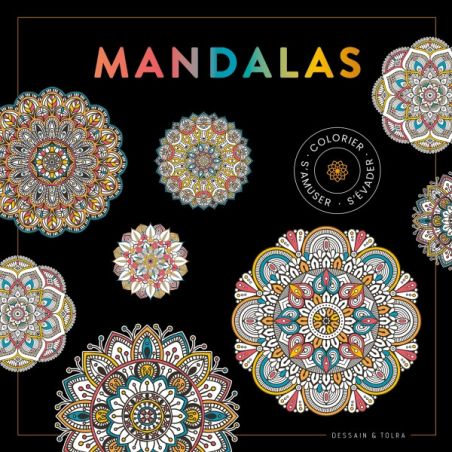 BLACK COLORIAGE - MANDALAS