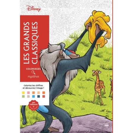 COLORIAGES MYSTERES - LES GRANDS CLASSIQUES DISNEY